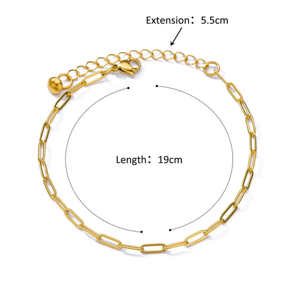 Cute Ocean Animal Anklets for Women Stainless Steel Gold Color Leg Chain Ankle Bracelet Summer Beach Foot Jewelry Accessories